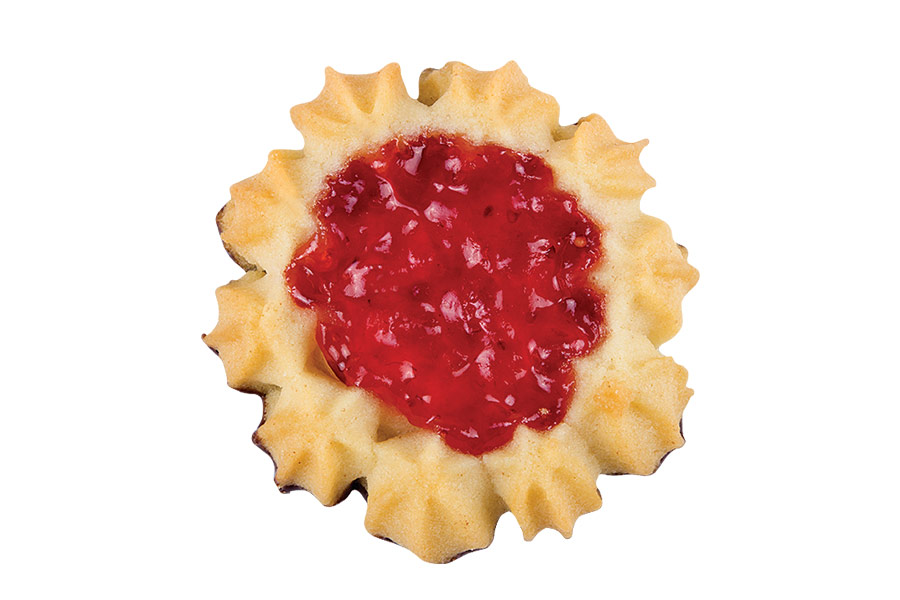 Cookies with strawberry jam 1