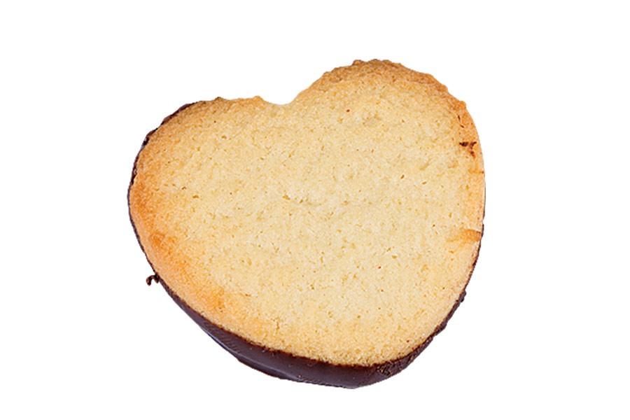 Heart-shaped cookies 1